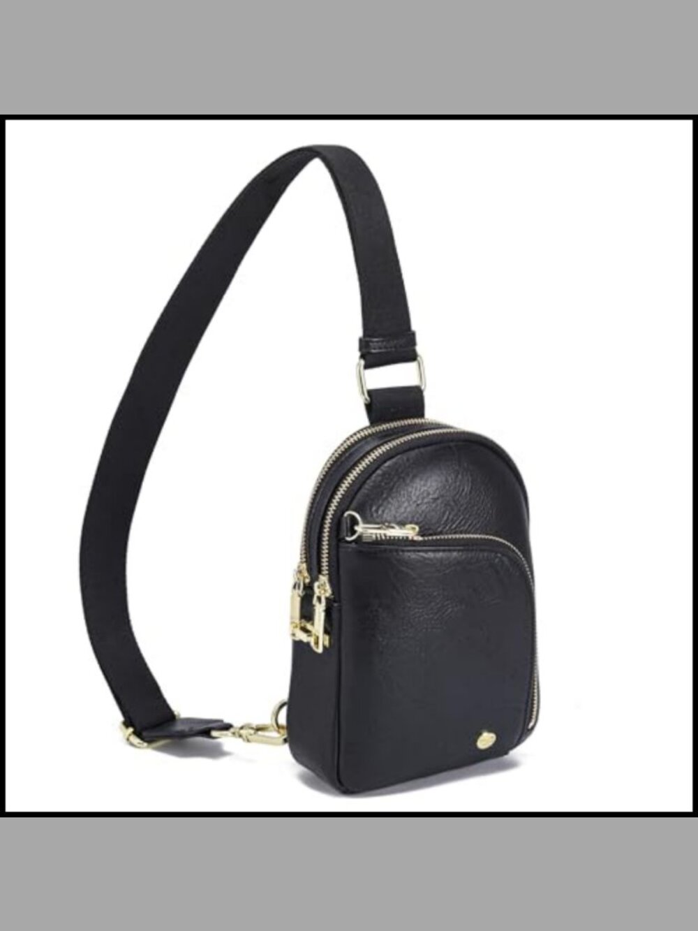 Small Anti Theft Crossbody Bag Vegan Leather RFID Sling Purse Travel